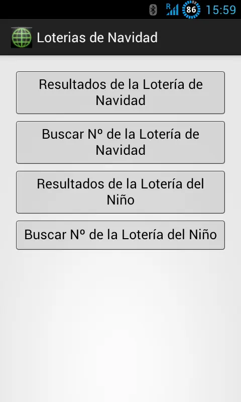 Loterías de Navidad Android